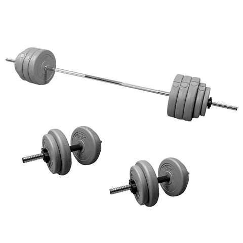 Cement Bar & Plates Dumbbell Kit